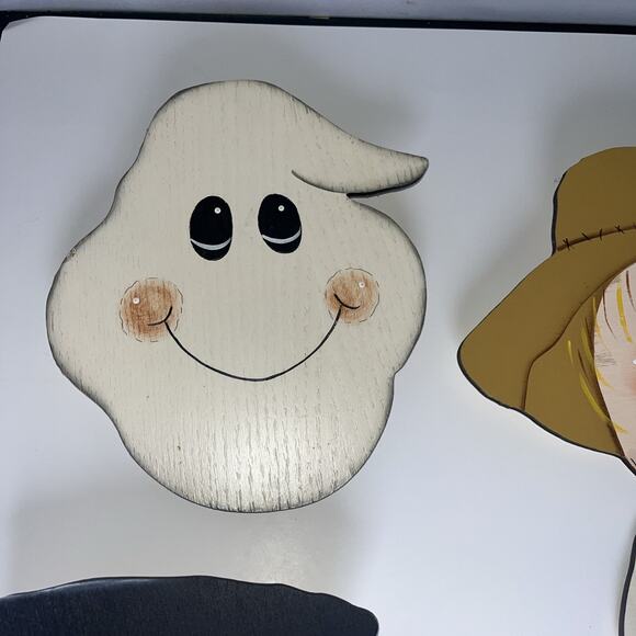 Vintage KS Lanam Co Inc Hand Paint Fall Christmas Easter Longaberger Stand Small - Picture 4 of 16